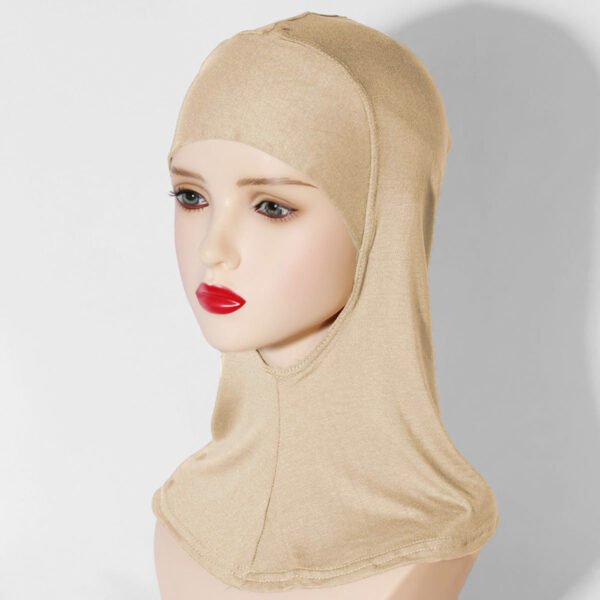 Multi-Color Breathable Neck High Elastic Base Cap Cover Turban - Image 10