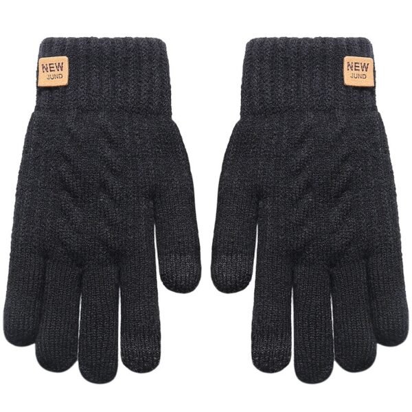 Winter Women's Double Layer Fleece-lined Thickened Cold Protection Warm Cycling - Image 5