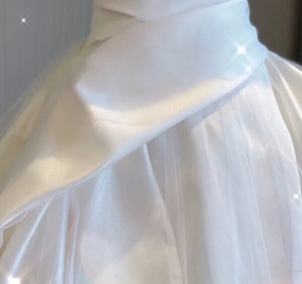 Temperament Princess Style French Satin Tail - Image 5