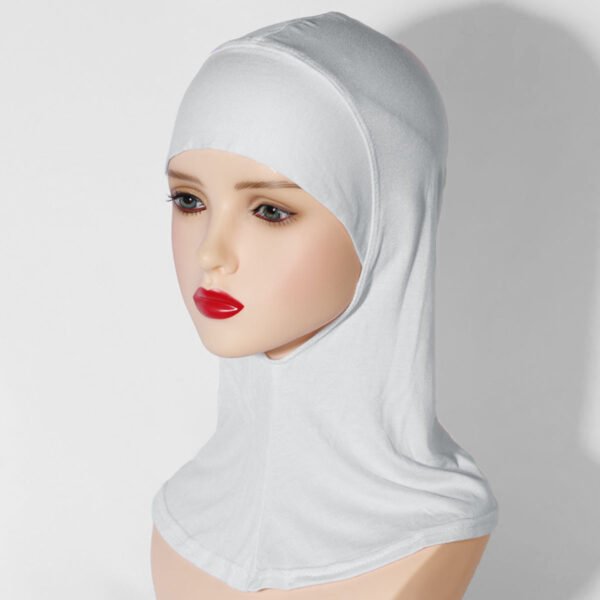 Multi-Color Breathable Neck High Elastic Base Cap Cover Turban - Image 4