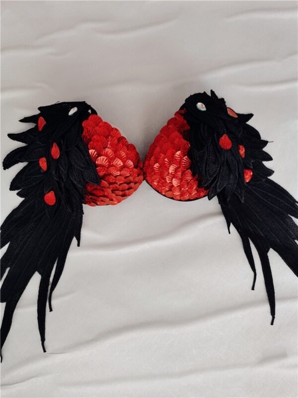 Handmade Sequined Mermaid Scale Bikini Lingerie - Image 5