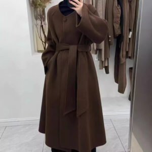 Lazy Lace-up Extended Double-sided Coat