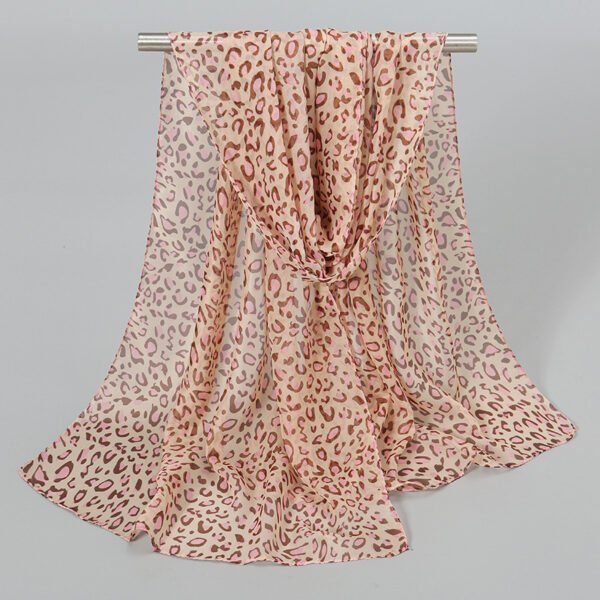 Women's Sun Protection Scarf Small Chiffon Spots - Image 9