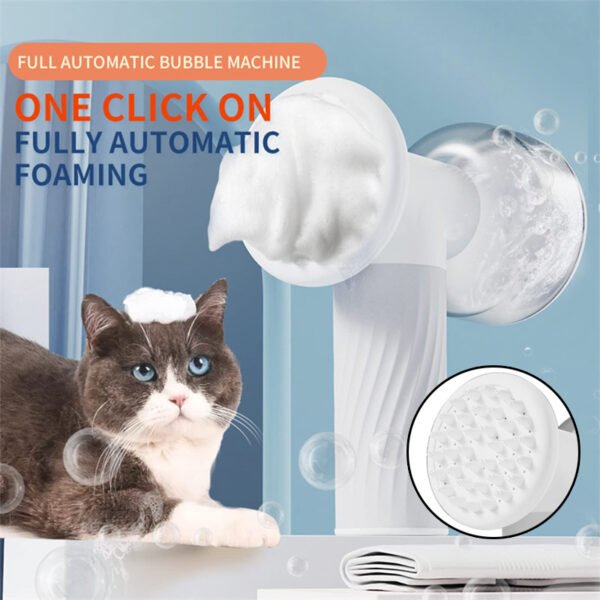 Automatic Pet Grooming Brush & Soap Dispenser