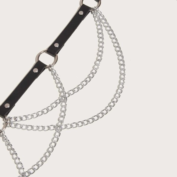 Women's Versatile Tassel Leather Waist Chain - Image 2