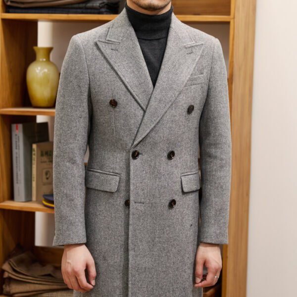 Italian Autumn And Winter Bar MACN Warm Wool Overcoat - Image 4