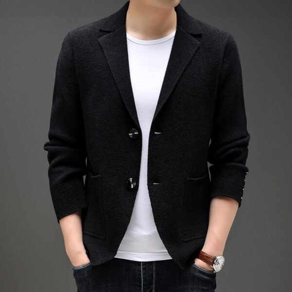 Autumn And Winter Men's Knit Cardigan Leisure - Image 2