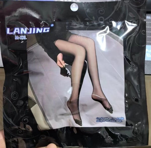 Black Silk Stockings Thin Nylon Silk Pantyhose Sunscreen Superb Fleshcolor Pantynose - Image 10
