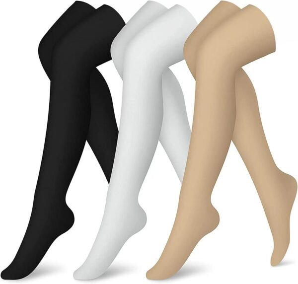 Pattern Gradient Leggings Lengthened Knee Socks - Image 3