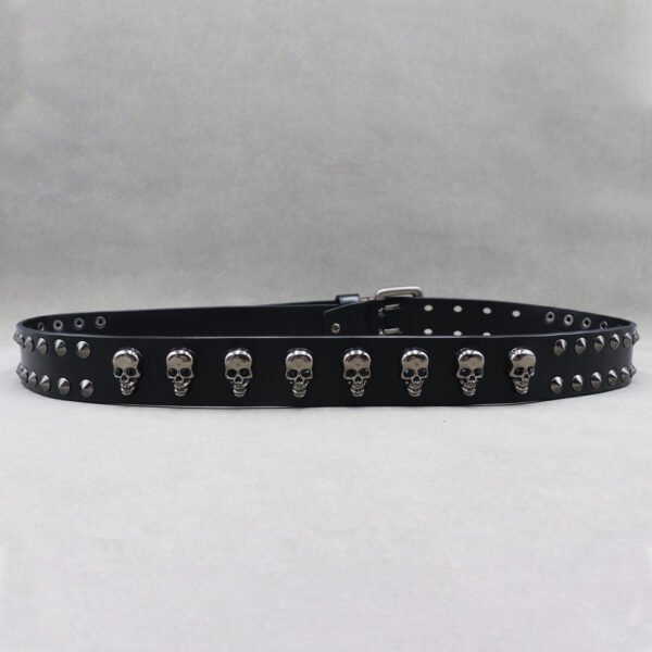 Alloy Skull Original Punk Rivet Belt - Image 3