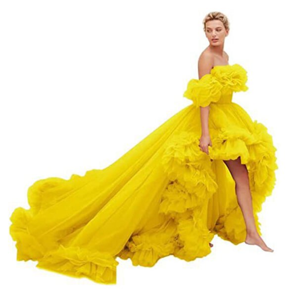 Tube Top Short Front And Long Back Dress - Image 10