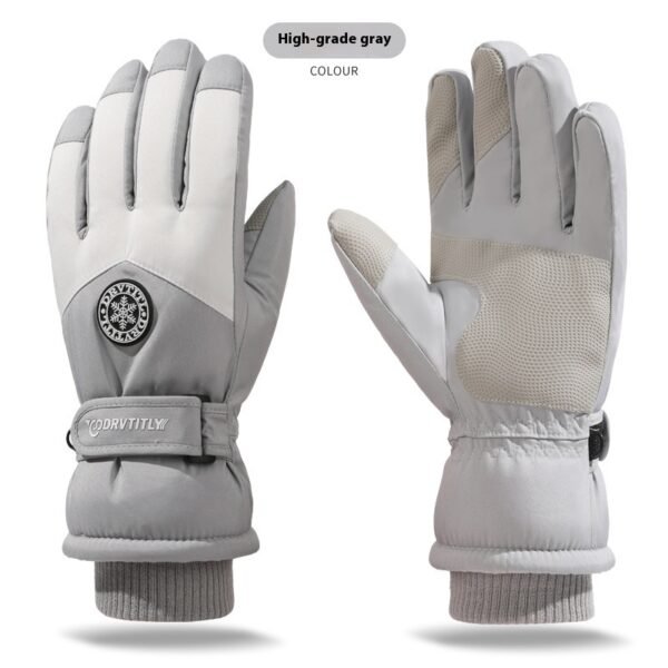 Skiing Gloves Winter Touch Screen Motorcycle Fleece-lined Warm - Image 8