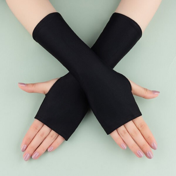 Summer Cool Long Half Finger Sun Protection Oversleeve - Image 4