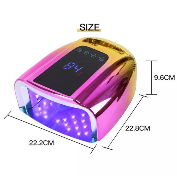 Nail Light Therapy Machine 96W High Power Quick Dry Smart Wireless UV - Image 5