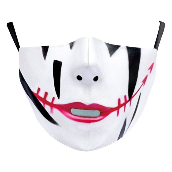 Halloween Digital Printing Funny Face Double-layer Dust Mask - Image 10