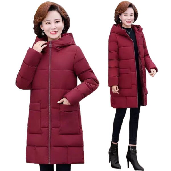 Down Cotton-padded Coat For Middle-aged And Elderly Outer Wear - Image 5