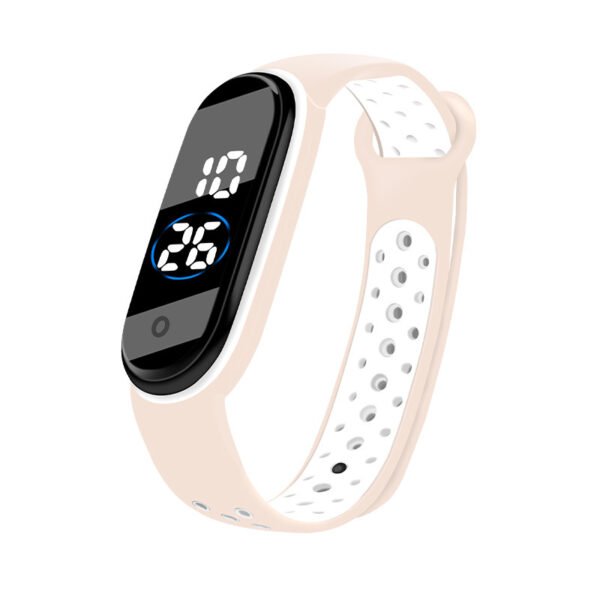Two-color Band Electronic Watch Youth Sports Watch Boy Swimming Waterproof Led Student Watch - Image 5