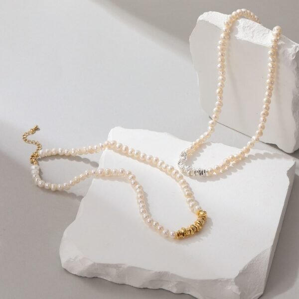 Natural Freshwater Pearl Necklace Ins Style