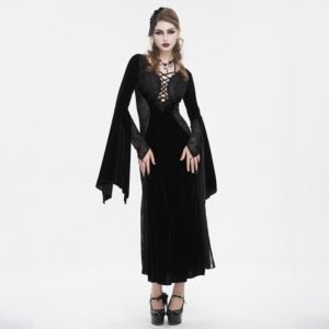 Halloween Women's Halter Strap Split Dress