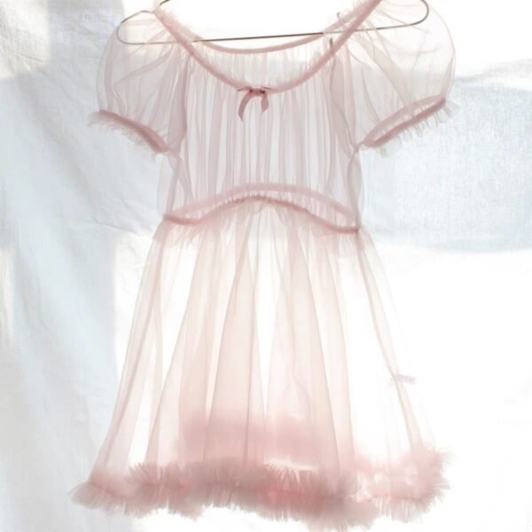 Sexy Mesh Skirt Scheming Design Western Style Waist Reduction Age Reducing Sexy Lingerie - Image 6