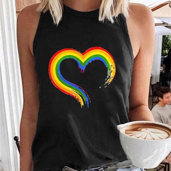 Summer Women's Fruit 3D Printed Casual Sleeveless Vest