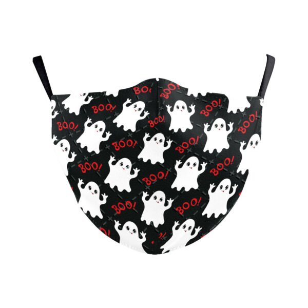 Digital Printing Halloween Skull Pumpkin Creative Design Double-layer Dustproof Mask - Image 5