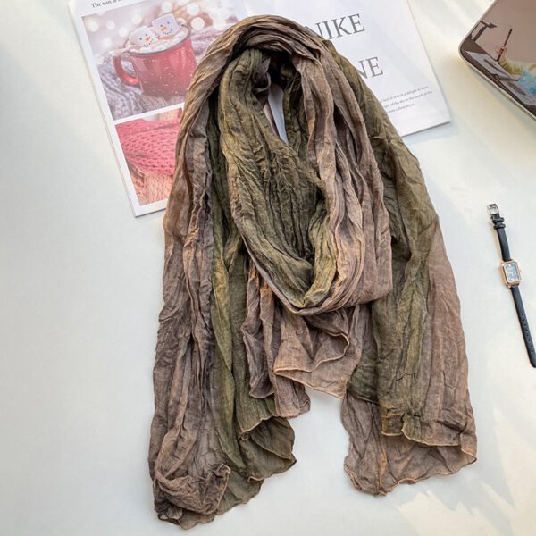 Retro Fashion Cotton And Linen Scarf For Women - Image 2