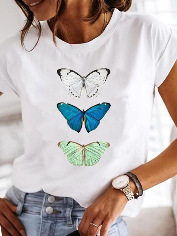 T-shirt AliExpress Amazon Independent Station Women's Short Sleeve - Image 3