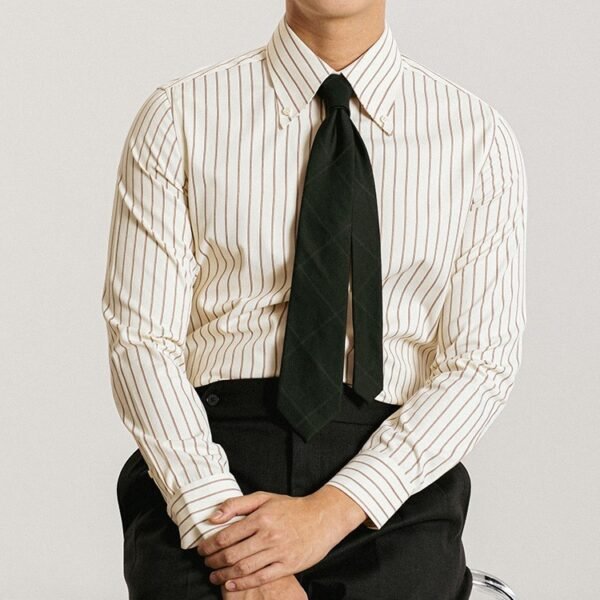 Autumn Pattern Shirt Men's Japanese-style Retro Long Sleeve - Image 4