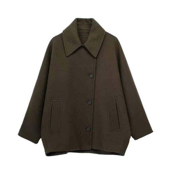 Autumn New Wool Blended Short Coat - Image 4