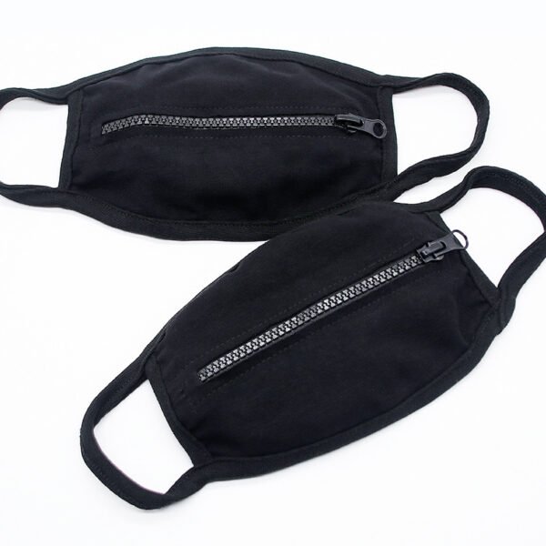 Black Zipper 2-layer Dust-proof And Warm Cycling Mask - Image 6