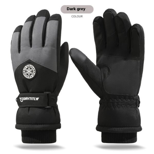 Skiing Gloves Winter Touch Screen Motorcycle Fleece-lined Warm - Image 9