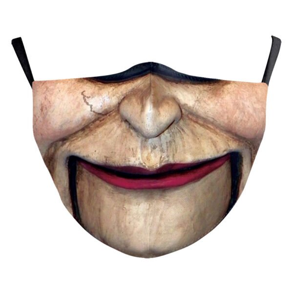 Digital Printing Halloween Clown Funny Horror Double-layer Dust Mask - Image 7