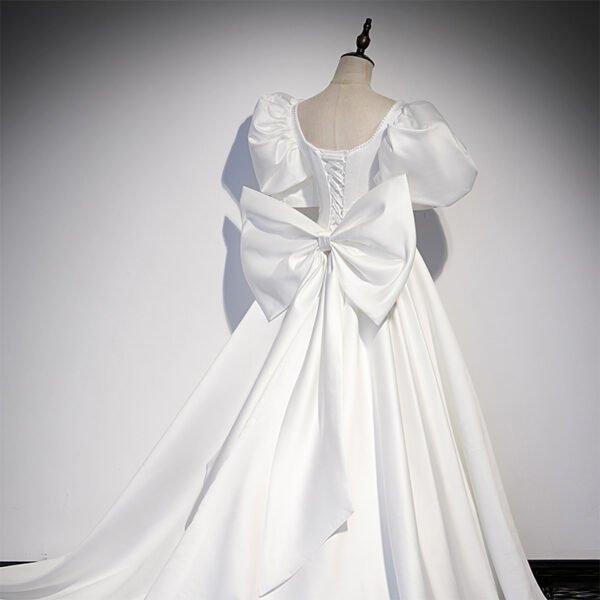White Evening Dress Women's Banquet - Image 4