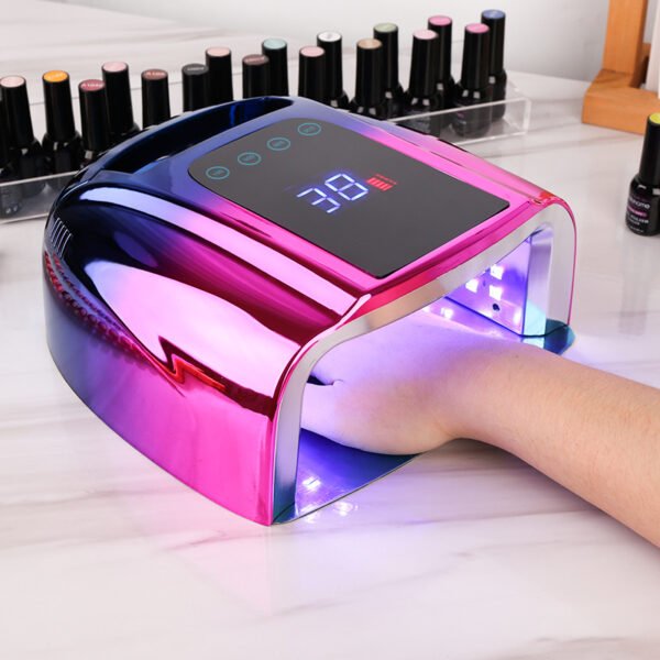 Nail Light Therapy Machine 96W High Power Quick Dry Smart Wireless UV - Image 2