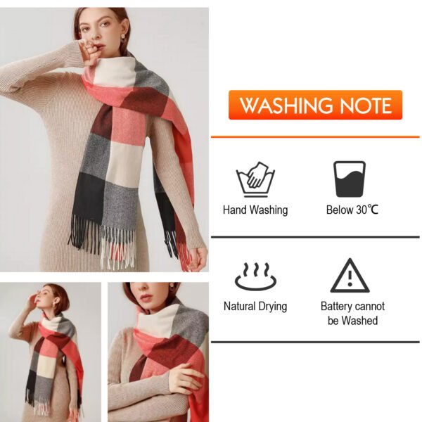 Thermal Multifunctional Electric Heating Scarf Women's Shawl Charging Heating - Image 2