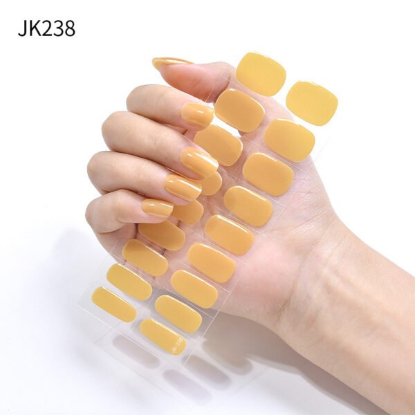 Ice Transparent Cat Eye Aurora Wear Nail Tip Nail Stickers - Image 3