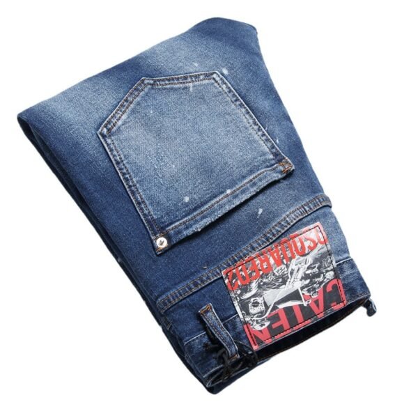 Men's Jeans Ripped Fashion Ornaments Trend - Image 5