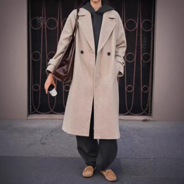 Coat Elegant Long Slimming Slim Fit 9 - Image 2