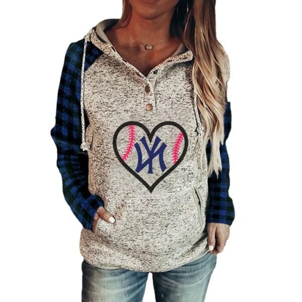 Autumn And Winter Gray Printing Women's Sweater - Image 6