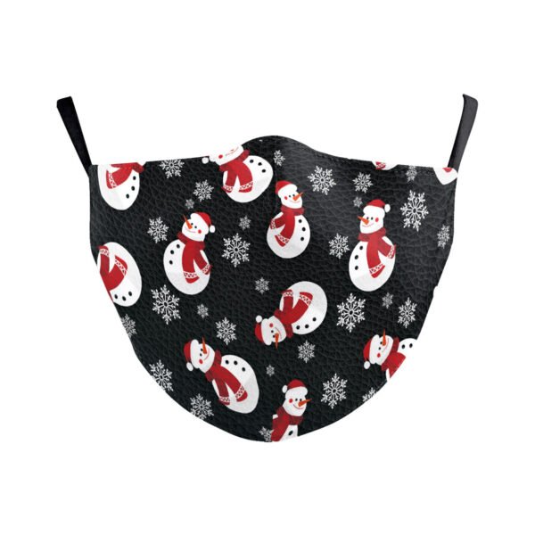Christmas Single Corner Print Double Layer Dust Mask - Image 9