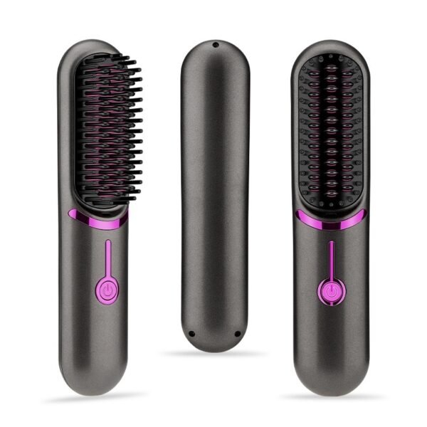 Wireless Straight Comb USB Charging Hairdressing Comb Rolls - Image 4