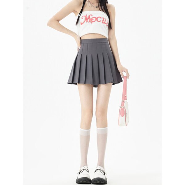 Spring And Summer Black Pleated Skirt Small Slim Fit All-matching - Image 5