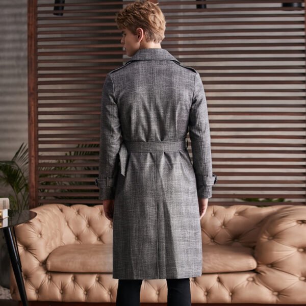 The Trenchcoat Is Over The Knee And Long - Image 3