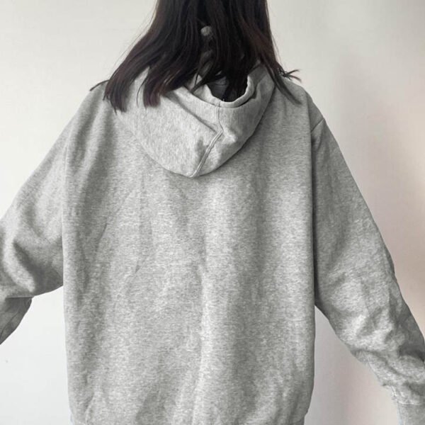 European And American Embroidery Digital Hooded Sweater - Image 4