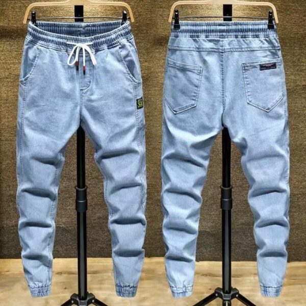 Men's All-matching Work Clothes Large Pocket Ankle-tied Casual Pants - Image 5