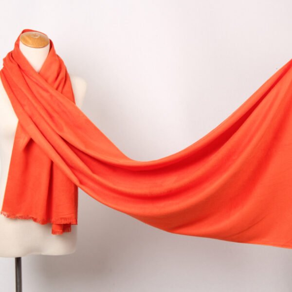 Solid Color Brushed Shawl Tassel Plus Size Thickening Annual Meeting Scarf - Image 10