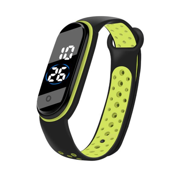 Two-color Band Electronic Watch Youth Sports Watch Boy Swimming Waterproof Led Student Watch - Image 8