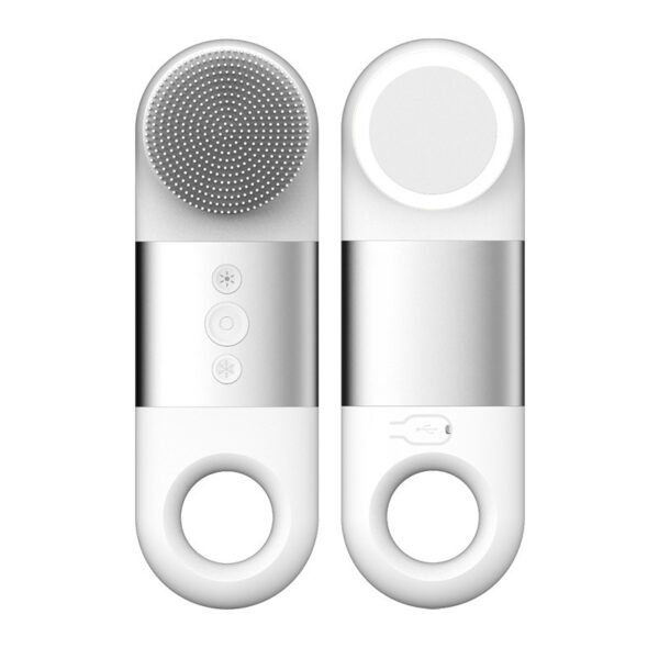 Silicone Ultrasonic Household Portable Charging Facial Cleaner Pore Cleaner - Image 4