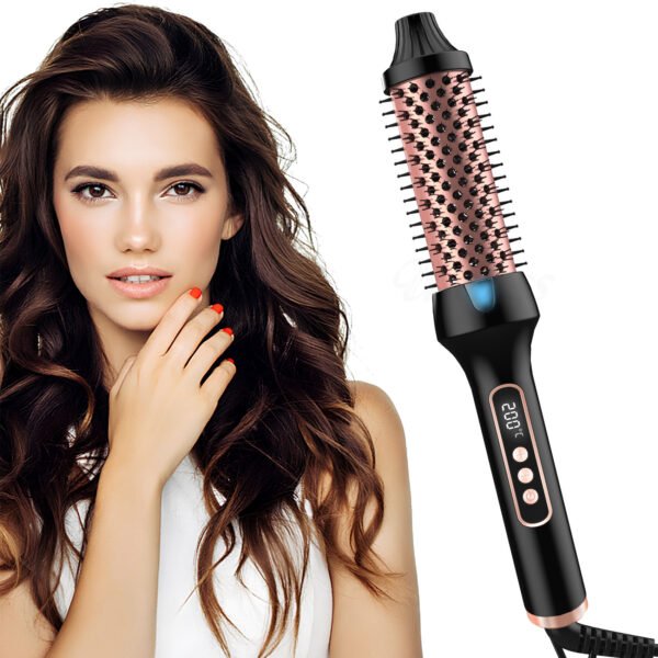 Roller Comb Does Not Hurt Hair Anion Straight Curling Or Straightening Double PTC Heater - Image 3